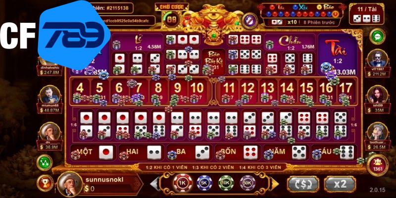 Giới thiệu game Sicbo tài phú MD5 CF789